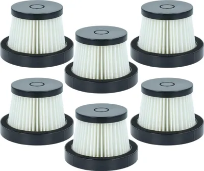 Produktbild von vhbw 6x Staubsaugerfilter kompatibel mit BuTure JR700, JR400 Staubsauger - Schmutzfilter, Filtereinheit