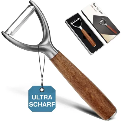 Image de SolidKeus - Ustensile de cuisine multifonction en acier inoxydable 304 avec manche en bois