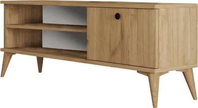 Image de Muqdisho - Meuble TV, 120x30x45h cm Chêne Marron, une Étagère