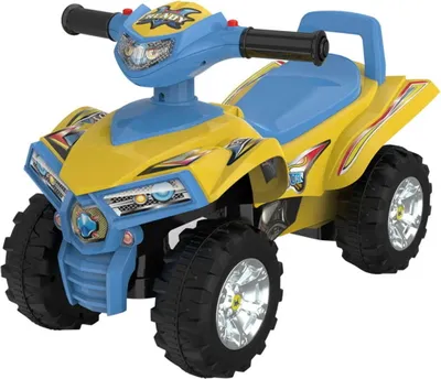 Produktbild von Rutscher Kinderfahrzeug Rutschauto Kinderauto babyauto Quad gelb