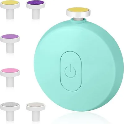 Immagine prodotto di Lima per unghie elettrica 6 in 1 per neonati - Taglio sicuro delle unghie - Regalo per neonati