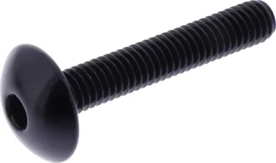 Image de Vis à tête bombée JMP Bolt M6x1,00mm 35mm aluminium noir