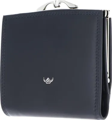 Produktbild von Golden Head Leder Geldbörse Polo RFID Protect Bügelbörse 2049 Marineblau dunkelblau