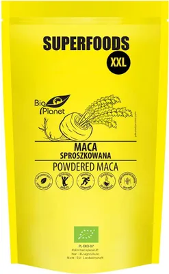 MACA SPROSZKOWANA BIO 750 g - BIO PLANET SUPERFOODS