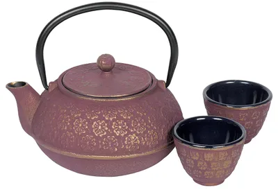 Obrázok produktu pre BREDEMEIJER Čajová súprava z liatiny Shanghai 0,6 litra pinkgold