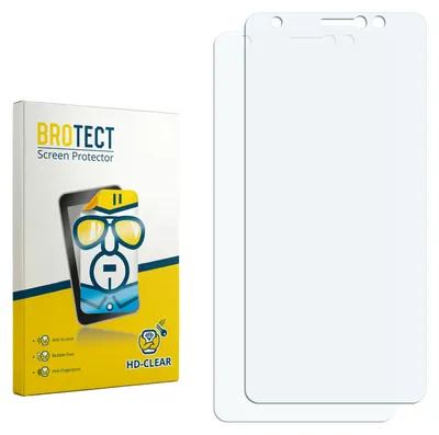Produktbild von 2x Für BQ Aquaris X Pro Schutzfolie BROTECT Displayschutz Display Schutz Folie Klar Transparent
