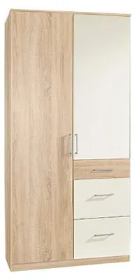 Produktbild von Wimex Click Drehtürenschrank 90 cm, 3 Schubkästen