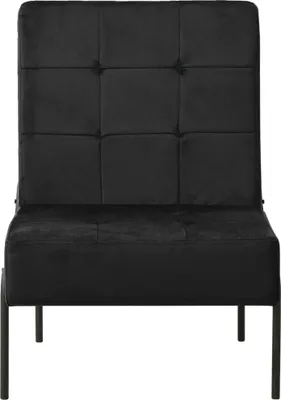 Zdjęcie produktu dla vidaXL Fotel relaksacyjny 65x79x87 cm czarny aksamit