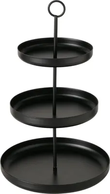 Obrázek produktu pro Kovová etažérka CREDO na ovoce, 3 úrovně, výška 32,5 cm