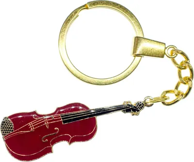 Produktbild von Geige Schlüsselanhänger Miniblings Anhänger Violine Instrument Geigerin Metall