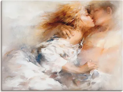 Produktbild von Willem Haenraets: Leidenschaftlich, Produkt:Leinwand, Größe:60x80 cm / Leinwand