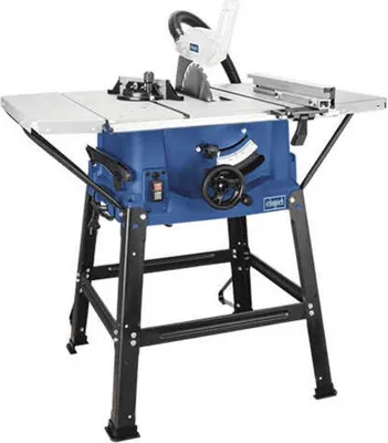 Image de Scie circulaire sur table HS100S - Puissance 2000 W - Lame Ø 250 x 30 mm - Hauteur de coupe max 85 mm - Dimensions de la table 940 x 642 mm - SCHEPPACH - 5901310901