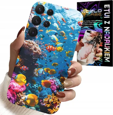Produktbild von ETUI FÜR SAMSUNG GALAXY S22 Ultra - BUNTE FISCHWELT