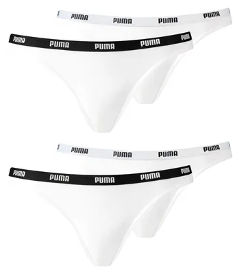 Produktbild von 4er Pack PUMA Damen Iconic Bikini Slips