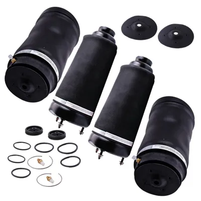 Image de 4 soufflets de suspension (arrière et avant) pour Mercedes Classe R W251 V251 2513200425 2513203013