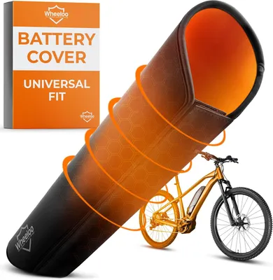 Productafbeelding van Accuhoes e-bike frame-accu - Omtrek 30 tot 38 cm - Neopreen - Kou- en vuilbescherming