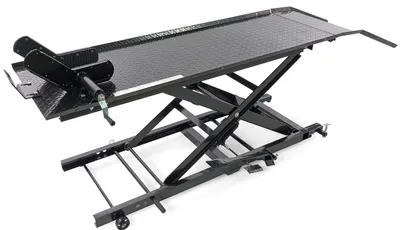 Produktbild von Motorradhebebühne 450kg 19-80cm Motorradheber Kreuz Hebebühne Motorrad Hydraulik schwarz