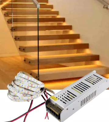 Produktbild von LED-Treppenlicht-Set Warmweiß Zuschneidbar 1m