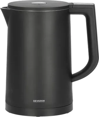 Produktbild von Severin WK 3483, 1,7 l, 2200 W, Schwarz, Kunststoff, Edelstahl, Regelbare Temperatur, Wasserstandsanzeige
