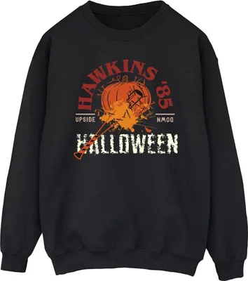 Produktbild von Netflix - "Stranger Things Hawkins" Sweatshirt für Herren BI45114 (S) (Schwarz)