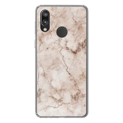 Produktbild von MuchoWow® Handyhülle Schutzhülle Hülle für Huawei P20 Lite (2020) Marmor - Luxus - Braun Silikon Softcase Handy Hülle - Kartenhalter