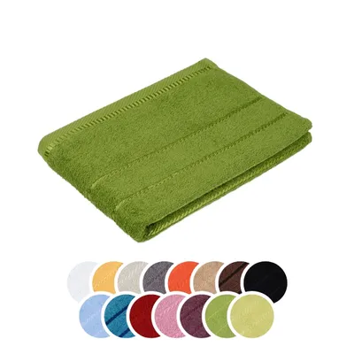 Produktbild von liebling Duschtuch, 100% Baumwolle, Serie Potsdam, 70 x 140 cm, 60 Grad waschbar, trocknergeeignet, Farbe: dunkelgrün