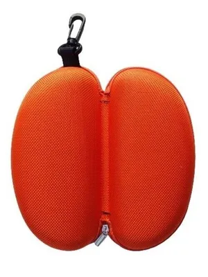 Produktbild von GKA XL Hartschale Brillenetui orange für Überbrille Sonnenbrille Lesebrille große Brille