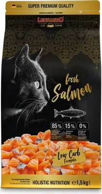Immagine prodotto di Leonardo cibo secco per gatti Salmone fresco 1,5 kg