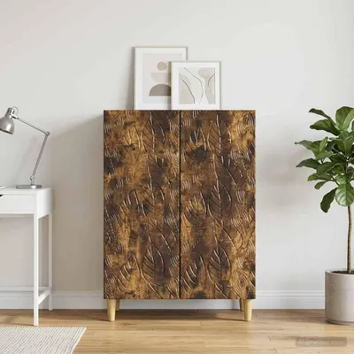 Zdjęcie produktu dla Komoda vidaXL z dębu postarzanego 66 x 34,5 x 90 cm z materiału drewnopochodnego