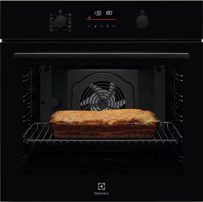 Image de Four intégrable multifonction 72l 60cm pyrolyse noir - Electrolux - LOF6P16Z - série 500