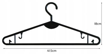Kleiderbügel Standard 3027 schwarz