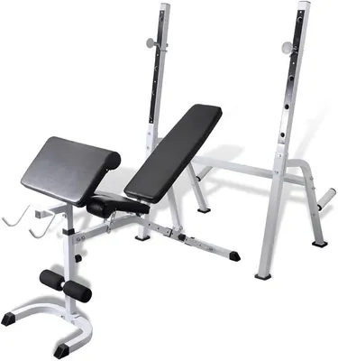 Image de Banc d'haltères multifonctionnelle pour entraînement, équipement de fitness pour la maison, station de musculation, appareil de musculation, station de musculation pour la maison, équipements de fitness, appareils de fitness pour la maison
