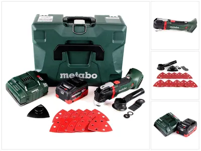 Image de Metabo MT 18 LTX Outil multifonctions sans fil 18V ( 613021840 ) Compatible OIS/Starlock + 1x batterie 5,5Ah + chargeur + coffret