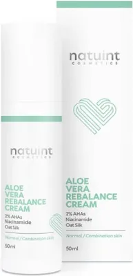 Produktbild von Natuint Cosmetics Gesichtscreme mit Aloe Vera und Seide 50 ml
