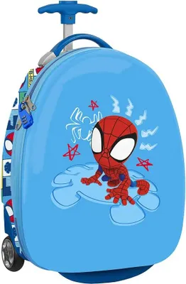Produktbild von Safta Spidey Rescue 16´´ 27.7l 28x23x43 Cm Koffer Auf Rollen Blau  Kinder Blau One Size