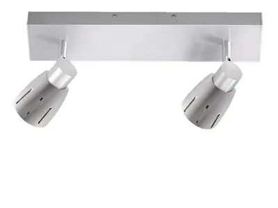 Produktbild von Honsel-Leuchten Wandstrahler Aluminium 2-flammig schwenkbar – Decken- & Wandstrahler modern