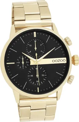 Produktbild von Oozoo Herren Uhr Analog Quarzuhr Armband gold Timepieces D2UOC11411
