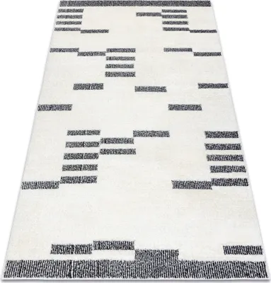Produktbild von Modern Teppich MODE 8511 geometrisch creme / schwarz  beige 120x170 cm