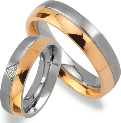 Produktbild von Hochzeitsringe Eheringe Partnerringe mit 3 Steinen Trauringe mit Gratis Gravur  JE25-3