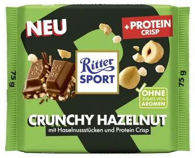 Produktbild von Ritter Sport Protein Crisp Crunchy Hazelnut 75g