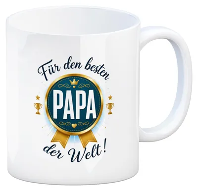Produktbild von Kaffeebecher Bester Papa - Kaffeetasse zum Vatertag Tasse Mit Spruch: Für den