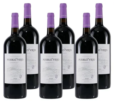 Produktbild von Pueblo Viejo Tempranillo DOC -trocken- (6 x 1,5L)