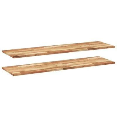 Productafbeelding van 2 stuks zweefplanken, 140 x 40 x 2 cm, massief acaciahout, geolied