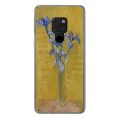 Produktbild von MuchoWow® Handyhülle Schutzhülle Hülle für Huawei P40 Lite Schwertlilien - Piet Mondrian - Alte Meister Silikon Softcase Handy Hülle - Handy