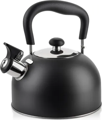 Produktbild von Wasserkocher Edelstahl Steve 2,0 L Schwarz 1 Stück
