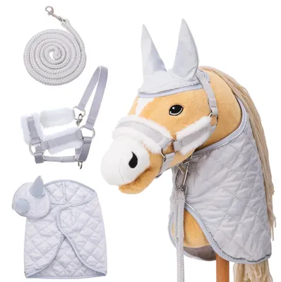 Hobby Horse Accessoire-Set, 3-teilig, Grau, TÜV-geprüft