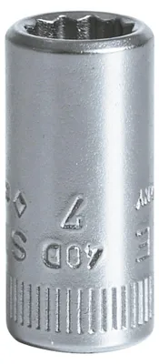 Zdjęcie produktu dla STAHLWILLE 01030007, Gniazdko, Chrom, DIN EN 3709 / ASME B 107.5M, 10 g
