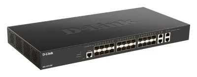 Zdjęcie produktu dla D-Link DXS-1210-28S, Zarządzany, L2/L3, 10G Ethernet (100/1000/10000), Możliwości montowania w stelażu, 1U