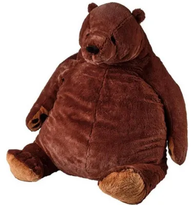 Productafbeelding van Grote teddybeer - Donkerbruin - 80 cm