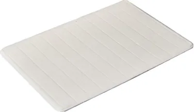 Produktbild von Badezimmerteppich  (50×90 cm, Weiß)